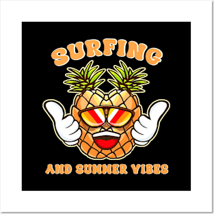 Surfing And Summer Vibes Posters and Art